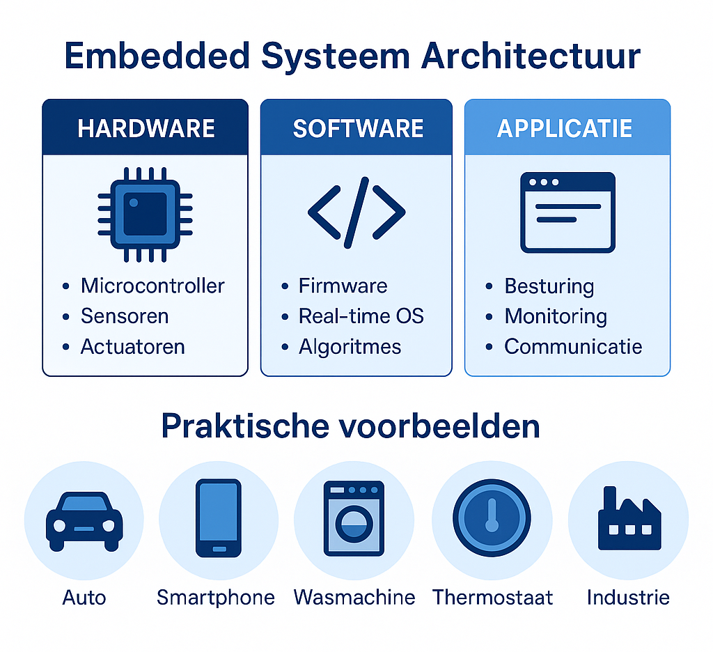 Embedded systemen architectuur diagram - Microcontroller en IoT ontwikkeling door IMeTech Engineering Aalten