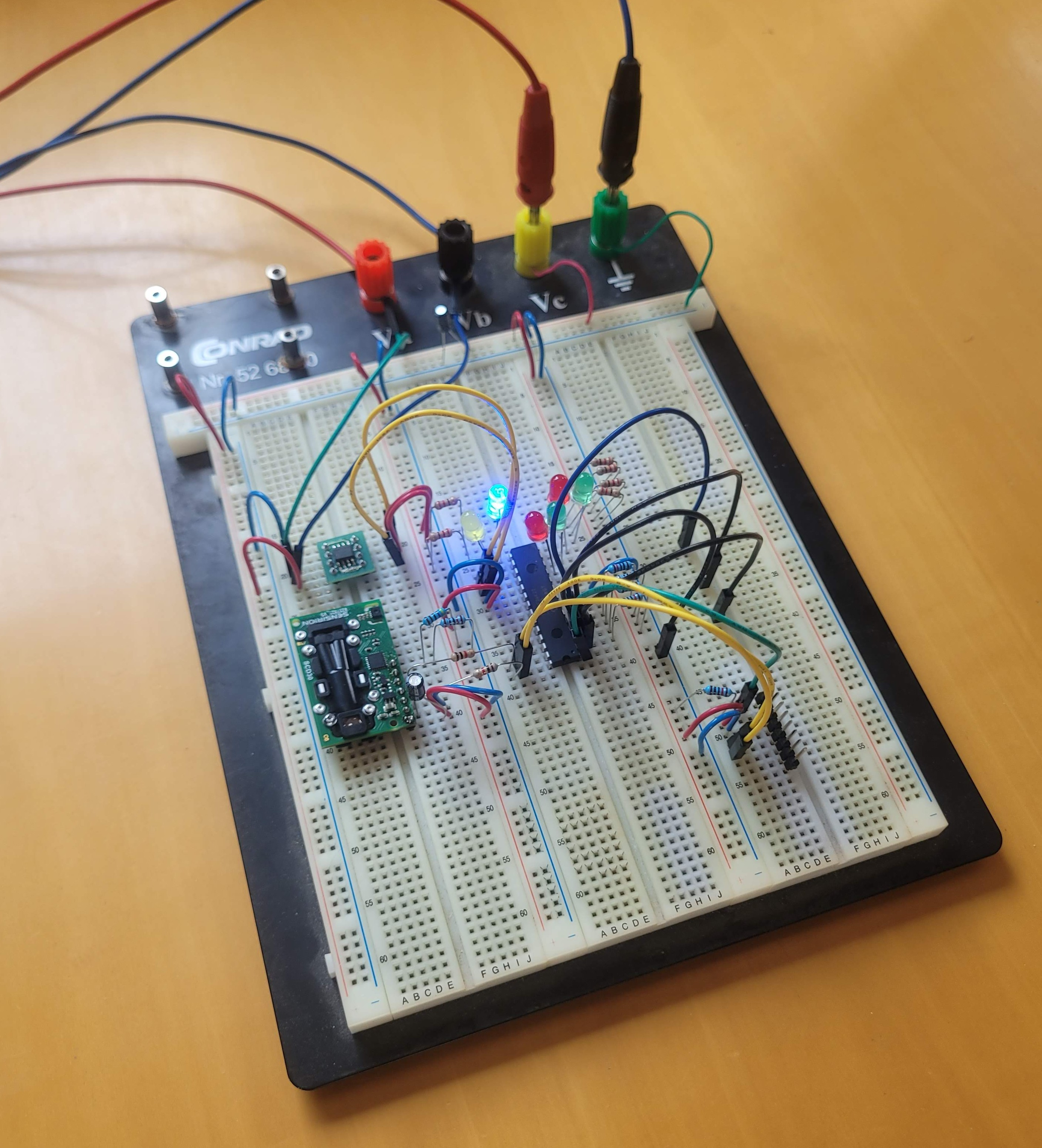 Adresprint SCD30 PCB - Modbus RTU adresbord voor CO₂ sensoren, PCB ontwerp embedded systemen door IMeTech Engineering Aalten