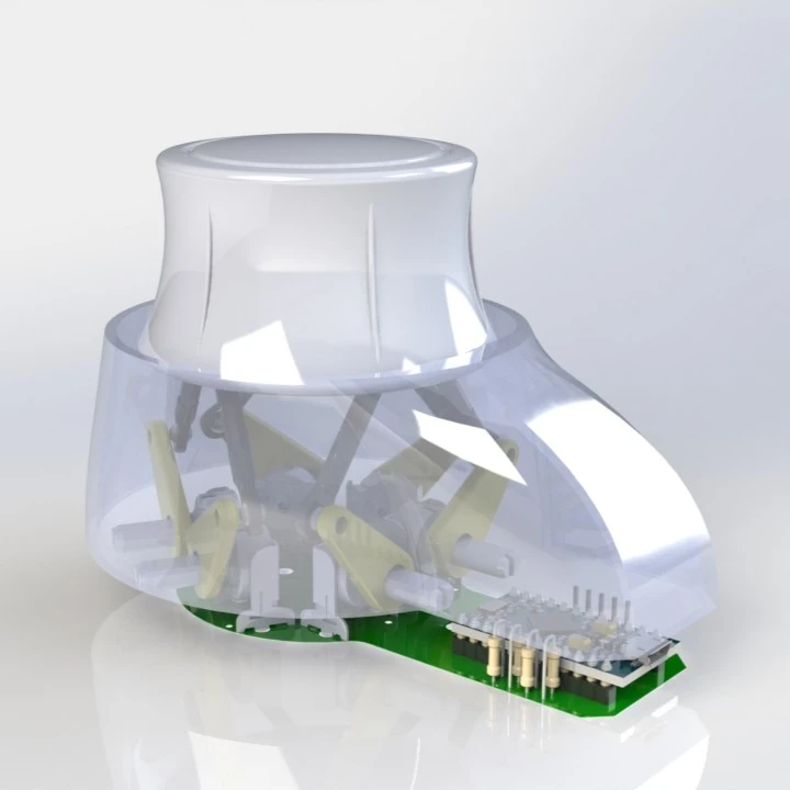 Maatwerk 6-DoF Spacemouse voor nauwkeurige CAD-navigatie